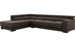 Goossens hoekbank nora bruin stof - 8190040-213-01