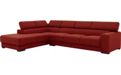 Goossens hoekbank nora rood stof - 8190040-216-01