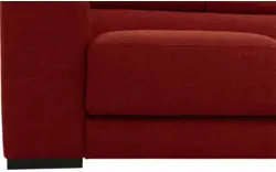 Goossens hoekbank nora rood stof - 8190040-216-01-gespiegeld