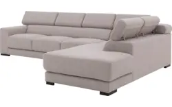 Goossens hoekbank nora grijs stof - 8190040-gespiegeld-01