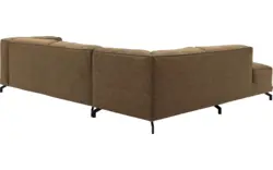 Goossens hoekbank calvin groen micro leer - 8190066-626-01