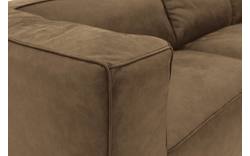 Goossens hoekbank calvin groen micro leer - 8190066-626-01-gespiegeld