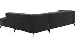 Goossens hoekbank calvin grijs micro leer - 8190066-634-01-gespiegeld