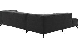 Goossens hoekbank calvin grijs micro leer - 8190066-634-01
