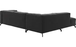 Goossens hoekbank calvin grijs micro leer - 8190066-634-01