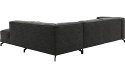 Goossens hoekbank calvin grijs micro leer - 8190066-635-01-gespiegeld