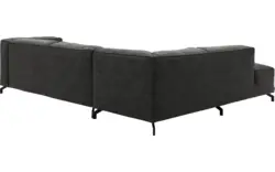 Goossens hoekbank calvin grijs micro leer - 8190066-635-01