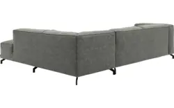 Goossens hoekbank calvin grijs micro leer - 8190066-636-01-gespiegeld