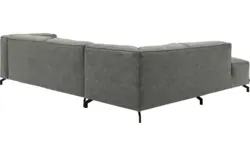 Goossens hoekbank calvin grijs micro leer - 8190066-636-01