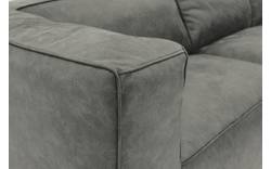 Goossens hoekbank calvin grijs micro leer - 8190066-636-01-gespiegeld