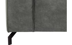 Goossens hoekbank calvin grijs micro leer - 8190066-636-01-gespiegeld