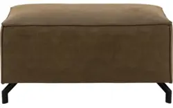 Goossens hocker calvin groen micro leer - 8190107-626-01