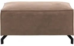Goossens hocker calvin bruin micro leer - 8190107-627-01