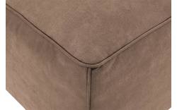 Goossens hocker calvin bruin micro leer - 8190107-627-01