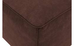 Goossens hocker calvin bruin micro leer - 8190107-631-01