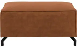 Goossens hocker calvin bruin micro leer - 8190107-633-01