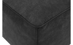 Goossens hocker calvin grijs micro leer - 8190107-634-01