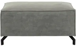 Goossens hocker calvin grijs micro leer - 8190107-636-01