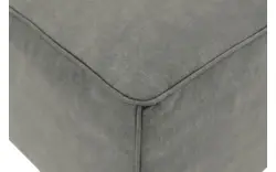 Goossens hocker calvin grijs micro leer - 8190107-636-01