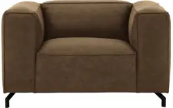 Goossens loveseat calvin groen micro leer - 8190113-626-01
