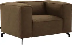 Goossens loveseat calvin groen micro leer - 8190113-626-01