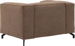 Goossens loveseat calvin bruin micro leer - 8190113-627-01