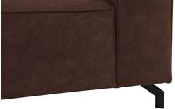 Goossens loveseat calvin bruin micro leer - 8190113-631-01
