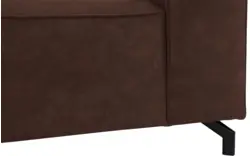 Goossens loveseat calvin bruin micro leer - 8190113-631-01