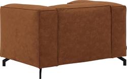 Goossens loveseat calvin bruin micro leer - 8190113-633-01