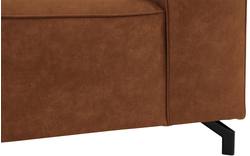 Goossens loveseat calvin bruin micro leer - 8190113-633-01