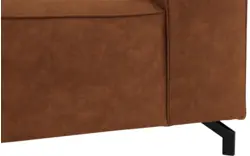 Goossens loveseat calvin bruin micro leer - 8190113-633-01