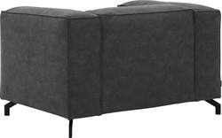 Goossens loveseat calvin grijs micro leer - 8190113-634-01