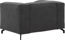 Goossens loveseat calvin grijs micro leer - 8190113-634-01
