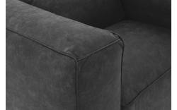Goossens loveseat calvin grijs micro leer - 8190113-634-01