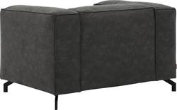Goossens loveseat calvin grijs micro leer - 8190113-635-01