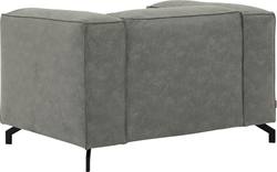 Goossens loveseat calvin grijs micro leer - 8190113-636-01