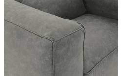Goossens loveseat calvin grijs micro leer - 8190113-636-01