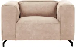 Goossens loveseat calvin beige micro leer - 8190113-637-01