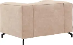 Goossens loveseat calvin beige micro leer - 8190113-637-01