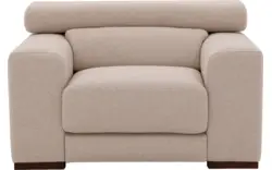 Goossens fauteuil nora beige stof - 8190118-01