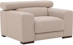 Goossens fauteuil nora beige stof - 8190118-01