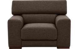 Goossens fauteuil nora bruin stof - 8190118-211-02