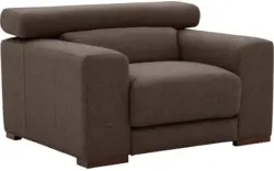 Goossens fauteuil nora bruin stof - 8190118-211-01