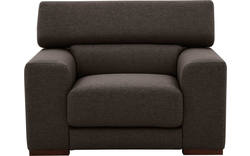 Goossens fauteuil nora bruin stof - 8190118-213-02
