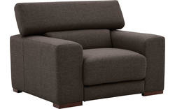 Goossens fauteuil nora bruin stof - 8190118-213-01