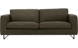 Goossens excellent zitbank jovani groen leer - 8190119-01