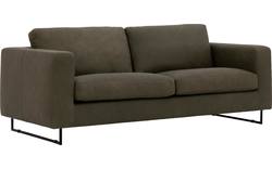 Goossens excellent zitbank jovani groen leer - 8190119-02