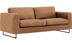 Goossens excellent zitbank jovani bruin leer - 8190119-419-01