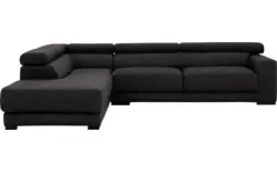 Goossens hoekbank nora grijs stof - 8190123-204-01-gespiegeld