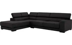 Goossens hoekbank nora grijs stof - 8190123-204-01-gespiegeld